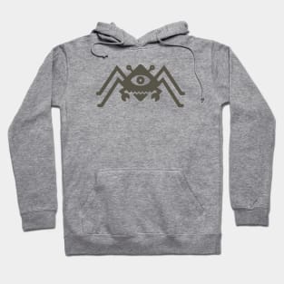 Diamond Spider Crab Dark Gray Hoodie